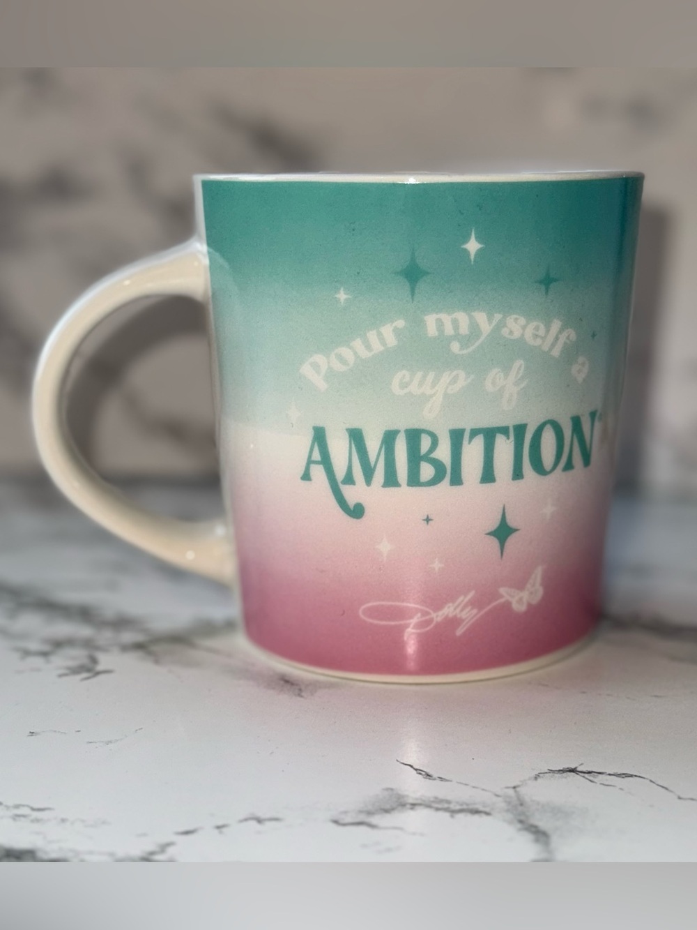 NEW Dolly Parton Ambition Ceramic Cup Coffee Mug